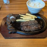ステーキハウス ブロンコビリー - 料理写真:がんごハンバーグ200g