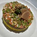 ハブモアカレー - クランブルキーマカレー中盛り200g
            ＋チキンカレー＋豆のカレー
            1230円＋400円＋220円