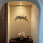 そばきり 日曜庵 - お手洗い前の装飾