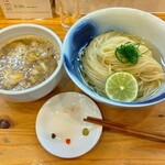 麺屋 Smile - 昆布水鶏白湯つけSOBA