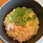 きんのぶた - 料理写真:釜飯も美味しかった。