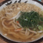 上六庵 - かけうどん（２３０円）（２０１５年１月）