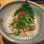 カワハギの肝和えです