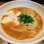 中華そば 千里 - 大山鶏の素ラーメン(650円)＋鶏胸肉チャーシュー(150円)