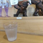 PIZZERIA&BAR NONNA ANNA - お水を飲みながら炎をながめます