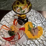 なだ万 - ごぼうのムースがとても甘く美味しかったです