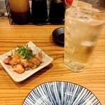 わすれな草 別邸 酒処すずめ - なめろう、陸ハイボール