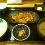 とんかつ いわい - 【2015.01.20】仮面専用・ダイエッとん生姜焼定食