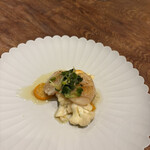 LIBERA WINE TERACE - 帆立と貝割れのマリネ