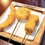 はん亭 - 追加：わかさぎ、ポロネギと牛肉パテ、合鴨