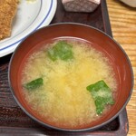 永田ドライブイン - みそ汁