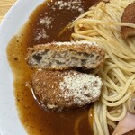 コーヒー＆スパゲティ マローネ - ミラネーゼメンチカツトッピング
