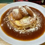 コーヒー＆スパゲティ マローネ - ピカタカニコロトッピング