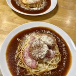 コーヒー＆スパゲティ マローネ - ミラネーゼメンチカツトッピング