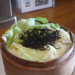 串兵衛 - キャベツのせいろ蒸しお代わり