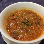 赤坂 四川飯店 - 牛肉と春雨の黒酢マーラー煮込み