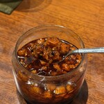 上深川 - 自家製ラー油がザクザク食感と程よい辛味が美味しすぎる
