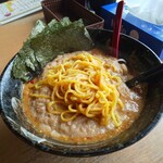 大岩亭 - 辛いのりラーメン特鳥3辛カタ