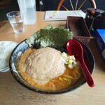 大岩亭 - 辛いのりラーメン特鳥3辛カタ