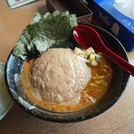 大岩亭 - 辛いのりラーメン特鳥3辛カタ
