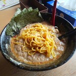 大岩亭 - 辛いのりラーメン特鳥3辛カタ