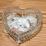 地鶏らぼ - 白肝淡雪塩掛け