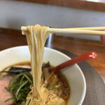 千茶屋 - 高加水細麺