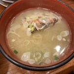 もりもり寿し - あら汁