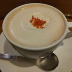 上島珈琲店 - 【期間限定】関山桜のミルク珈琲