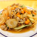 関谷スパゲティ - 【２月前半おすすめスパゲティ】牛肉とチンゲン菜の上海風