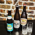 居酒屋 磚瓦橫丁 - 中瓶　880円　　　ノンアルコールビール　550円
