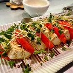 サイエンスバー インキュベータ - 豆腐とトマトのサラダ