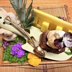 煙や - ガトーショコラ菜園風