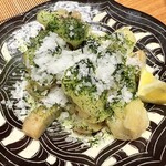 煙や - 上庄里芋とイカゲソのフリット