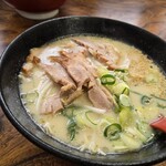 一輝亭 - セットのラーメンね(^^)d