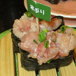 根室花まる - 寒ブリ軍艦