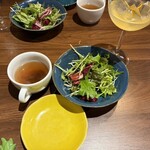 焼肉×創作びすとろ 笑進笑明 - どさんこ椎茸出汁スープ