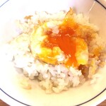 天ぷら さき亭 - "玉子は半熟！卵掛け御飯に早変わり"