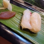 幸鮨 - 白身とホタテ！！ドドン