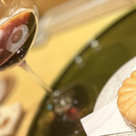 焼とり 常世長鳴鳥 - 最中（レバーペースト）