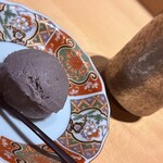 焼とり 常世長鳴鳥 - 甘味（黒ごまアイス）