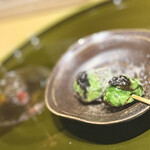 焼とり 常世長鳴鳥 - 芽キャベツ