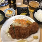 越後とんかつ人参亭 - ロースカツ定食（160g）¥2,508-