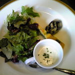 サラダと大根のスープ