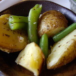 わらほんど - 芋とインゲン