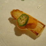 ラール・エ・ラ・マニエール - (2010/03)ホワイトアスパラのロースト　カラフルなスナップエンドウ。