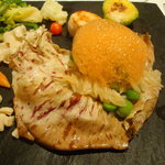 ラール・エ・ラ・マニエール - (2010/03)色とりどりの野菜　ホタテのロースト　チーズのリゾット。