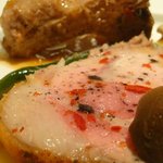 ラール・エ・ラ・マニエール - (2010/03)茨城産ハーブ豚のロースト　葉玉葱　バナナのソース。