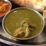 南インド料理ダクシン - 中辛口／ほうれん草・チキンカレー
