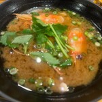 玄鮨 - 海老の頭の味噌汁…最高。